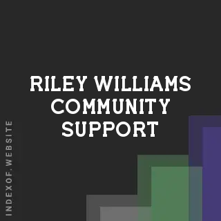 Riley Williams Community Support | Indexof