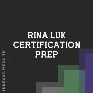 Rina Luk Certification Prep | Indexof