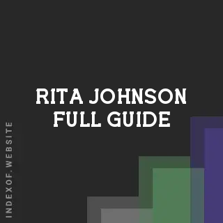 Rita Johnson Full Guide | Indexof