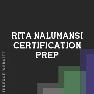 Rita Nalumansi Certification Prep | Indexof