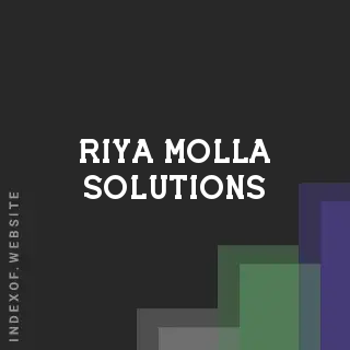 Riya Molla Solutions | Indexof