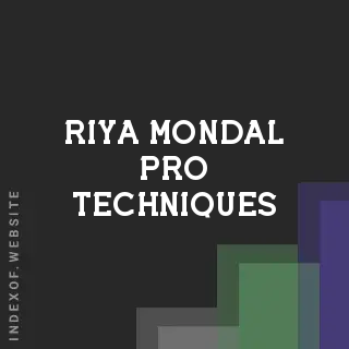 Riya Mondal Pro Techniques | Indexof