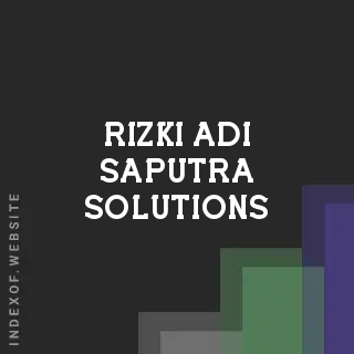 Rizki Adi Saputra Solutions | Indexof