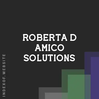 Roberta D Amico Solutions | Indexof