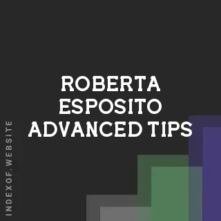 Roberta Esposito Advanced Tips | Indexof
