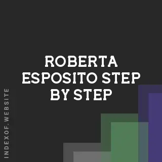 Roberta Esposito Step-by-Step | Indexof