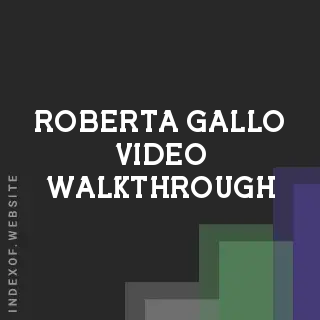 Roberta Gallo Video Walkthrough | Indexof