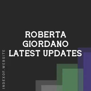 Roberta Giordano Latest Updates | Indexof