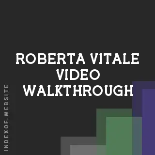 Roberta Vitale Video Walkthrough | Indexof