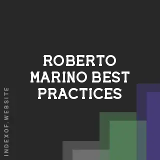 Roberto Marino Best Practices | Indexof