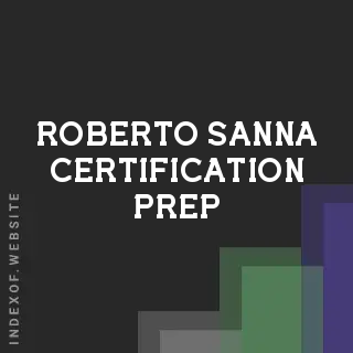 Roberto Sanna Certification Prep | Indexof