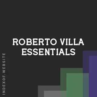 Roberto Villa Essentials | Indexof