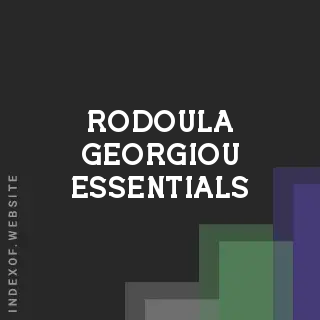 Rodoula Georgiou Essentials | Indexof