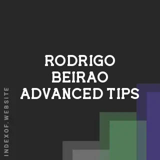 Rodrigo Beirao Advanced Tips | Indexof