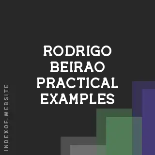 Rodrigo Beirao Practical Examples | Indexof