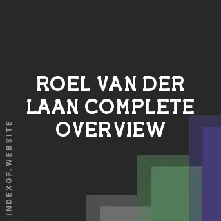 Roel van der Laan Complete Overview | Indexof