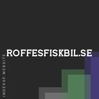 roffesfiskbil.se by Liliya Yevtushenko site -  Indexof