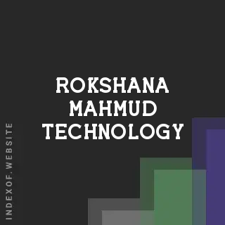 Rokshana Mahmud Technology | Indexof