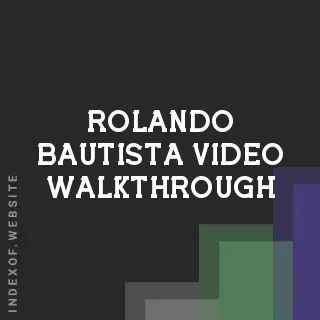 Rolando Bautista Video Walkthrough | Indexof
