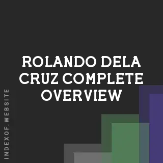 Rolando Dela Cruz Complete Overview | Indexof