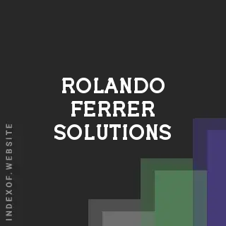 Rolando Ferrer Solutions | Indexof