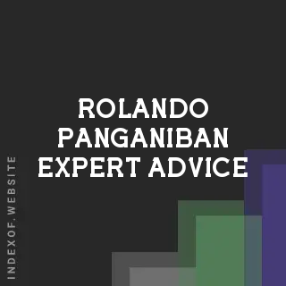 Rolando Panganiban Expert Advice | Indexof