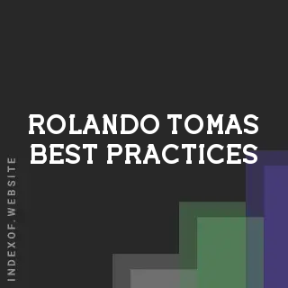 Rolando Tomas Best Practices | Indexof
