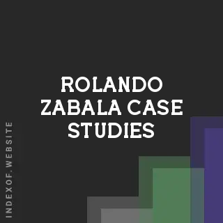 Rolando Zabala Case Studies | Indexof