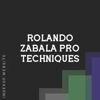 Rolando Zabala Pro Techniques | Indexof