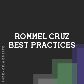 Rommel Cruz Best Practices | Indexof
