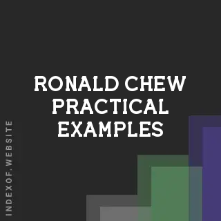 Ronald Chew Practical Examples | Indexof
