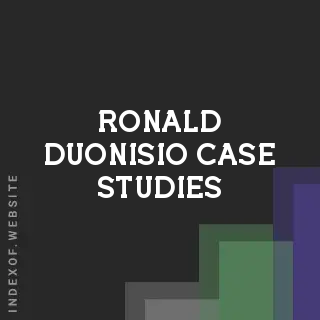 Ronald Duonisio Case Studies | Indexof