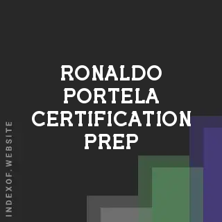 Ronaldo Portela Certification Prep | Indexof