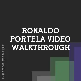 Ronaldo Portela Video Walkthrough | Indexof