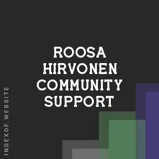 Roosa Hirvonen Community Support | Indexof