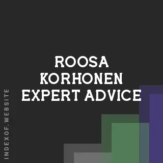 Roosa Korhonen Expert Advice | Indexof
