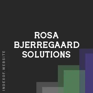 Rosa Bjerregaard Solutions | Indexof