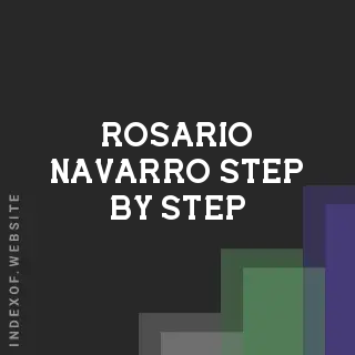 Rosario Navarro Step-by-Step | Indexof