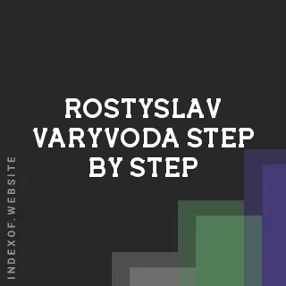 Rostyslav Varyvoda Step-by-Step | Indexof