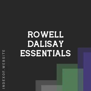 Rowell Dalisay Essentials | Indexof