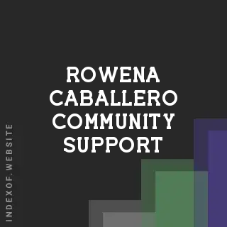 Rowena Caballero Community Support | Indexof