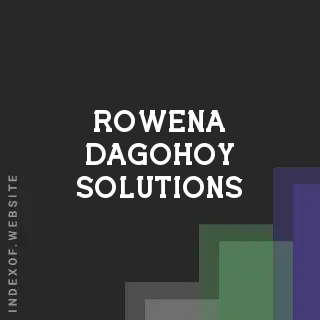 Rowena Dagohoy Solutions | Indexof