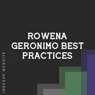 Rowena Geronimo Best Practices | Indexof