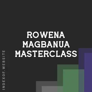 Rowena Magbanua Masterclass | Indexof