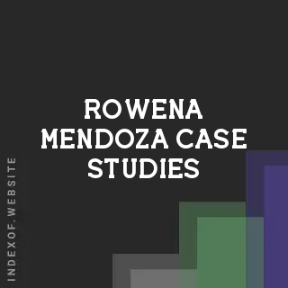 Rowena Mendoza Case Studies | Indexof
