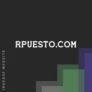 rpuesto.com by Edwin Fan site -  Indexof