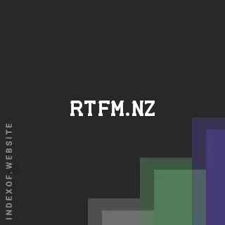rtfm.nz by Georgia Stylianou site -  Indexof