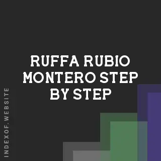 Ruffa Rubio Montero Step-by-Step | Indexof