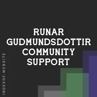 Runar Gudmundsdottir Community Support | Indexof