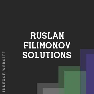 Ruslan Filimonov Solutions | Indexof